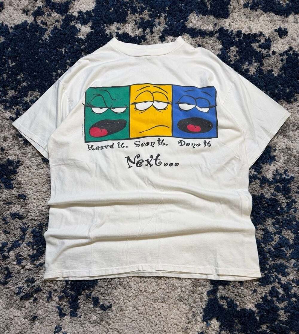 Vintage 1997 Living In Attitudes 'Heard it, Seen it, Done it, Next...' T-Shirt